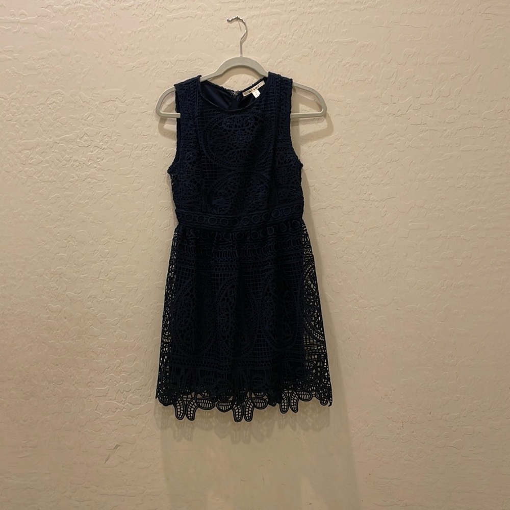 Navy Blue Miami Knee Length Dress